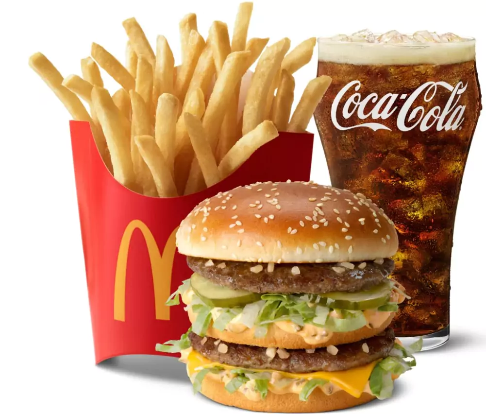 Big Mac with reg fries