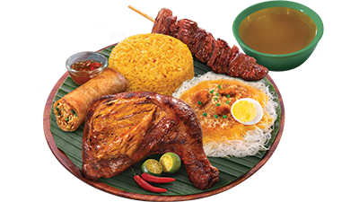 1 Chicken Inasal & 1-pc. Chicken Bbq solo