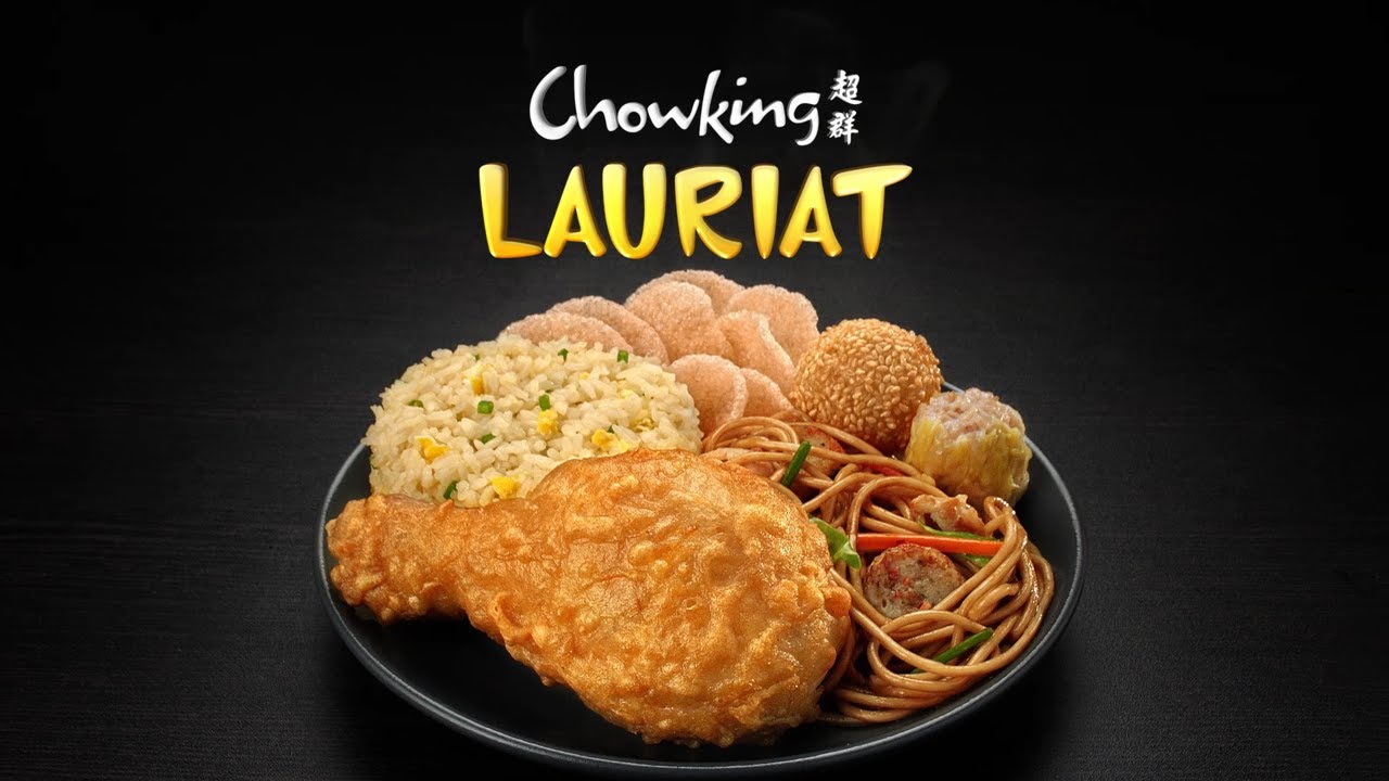Chinese-Style Fried Chicken Lauriat with drink