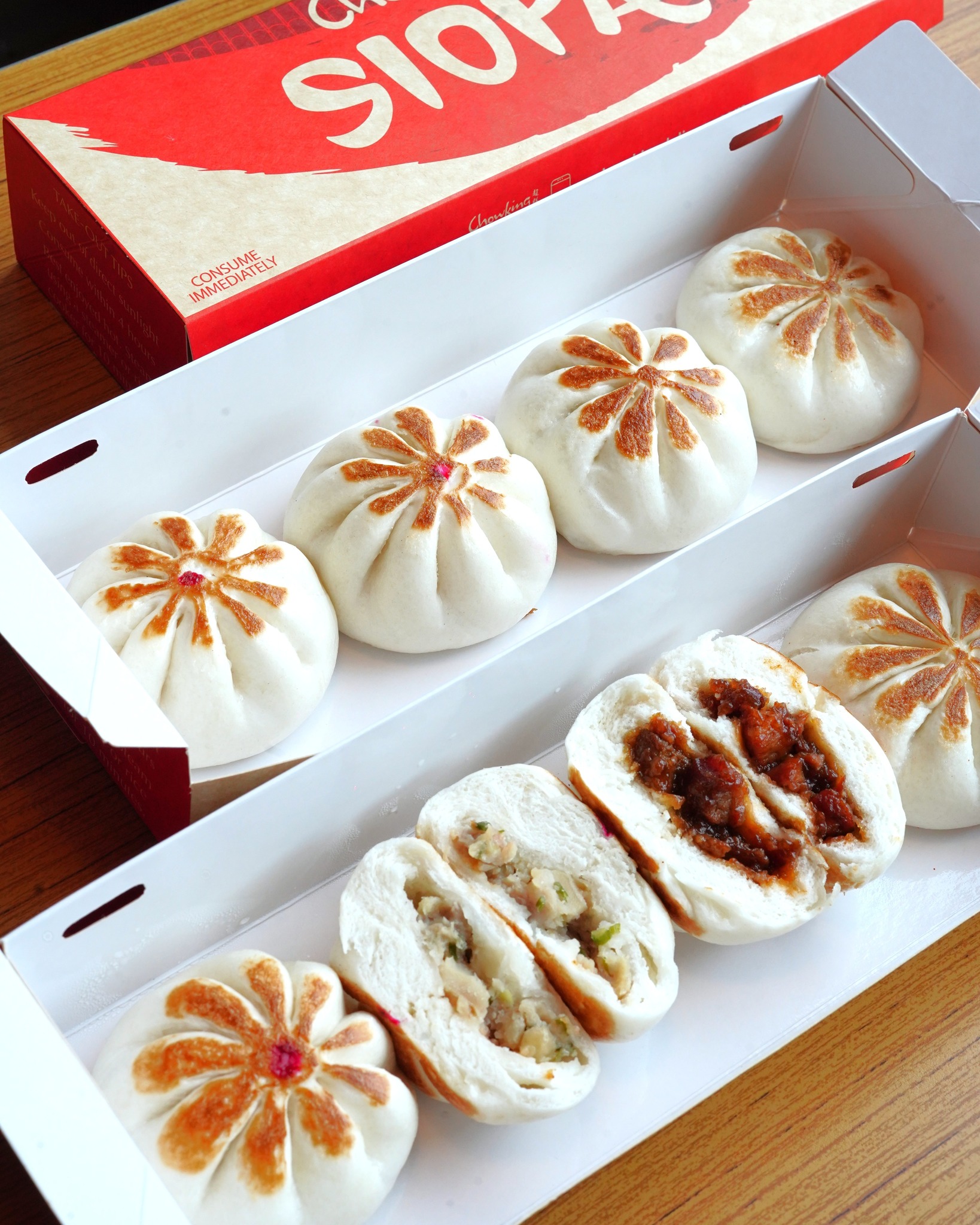 Fried siopao 4 pcs
