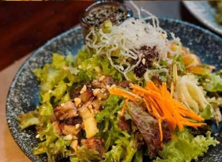 Sweet and Spicy Calamari Salad