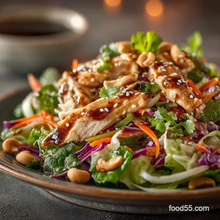 Chicken asian salad