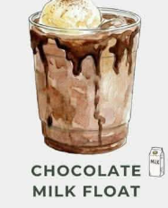 Chocolate Milk Float 12ox