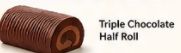 Triple Chocolate Half Roll