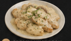 Creamy Mushroom Chicken Tender