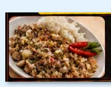 Pork Sisig with rice