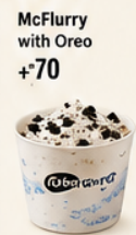 McFlurry with Oreo