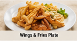 Wings & Fries Plate