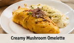Creamy Mushroom Omelette
