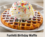 Funfetti Birthday Waffle