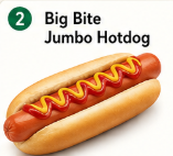 Big Bite Jumbo Hotdog
