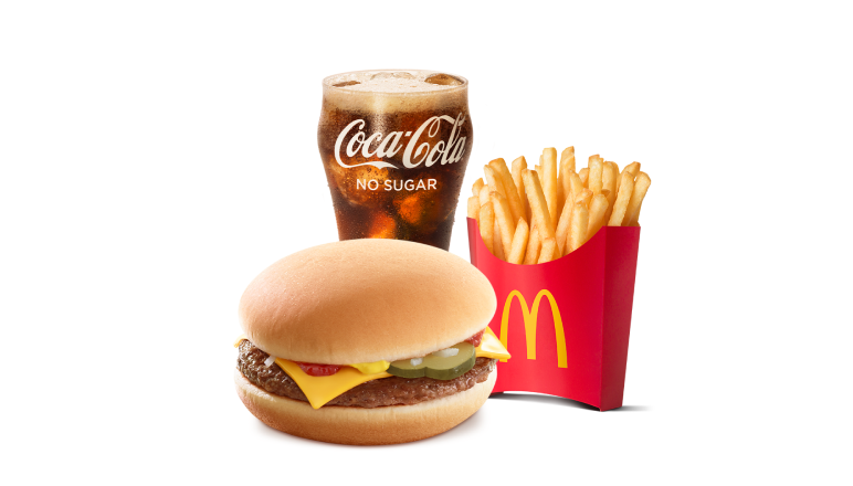 Cheeseburger Meal with Large Fries & Drink